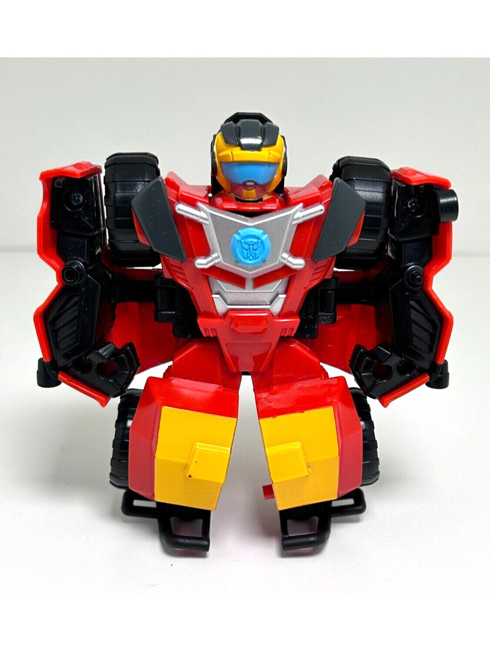Hot Shot Fire 4x4 Offroad Rescan Transformers Playskool Rescue Bots Figure 4.5"